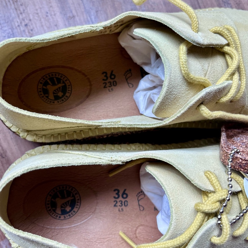 Birkenstock Gary Suede Derby .New! Size 5-5.5 - Picture 4 of 7
